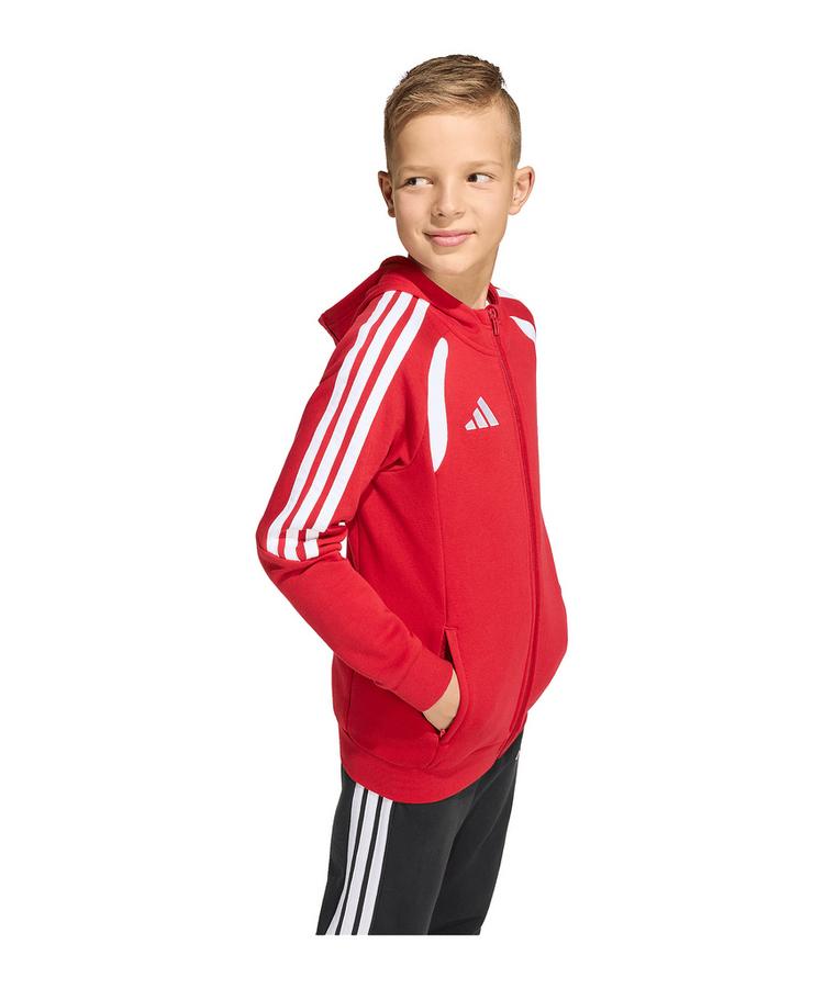 adidas adidas Tiro 26 League Kapuzenjacke Kids Trainingsjacke Kinder - rotweiss - 2 | SportScheck
