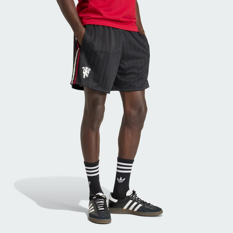 adidas adidas Manchester United Originals Shorts Fu&szlig;ballshorts Herren - Black - 0 | SportScheck