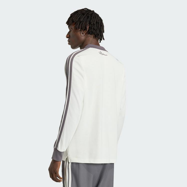 adidas adidas MERCEDES - AMG PETRONAS FORMULA 1 TEAM Pololangarmshirt Herren - Off White / Granite - 1 | SportScheck