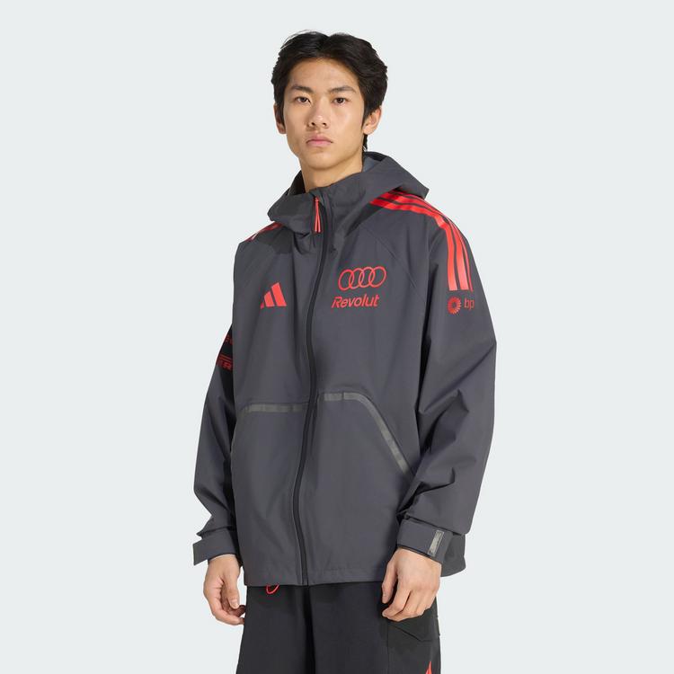 adidas adidas AUDI REVOLUT F1 TEAM MECHANICS Fahrradjacke Herren - Utility Black / Hi-Res Red - 0 | SportScheck