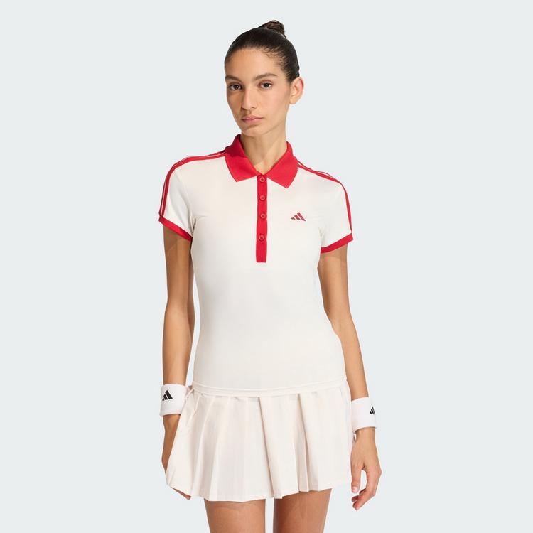 adidas adidas TENNIS CLASSICS POLOSHIRT Tennis Polo Damen - Chalk White - 0 | SportScheck