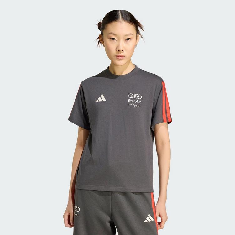 adidas adidas AUDI REVOLUT F1 TEAM DNA T-SHIRT Funktionstop Damen - Utility Black - 0 | SportScheck