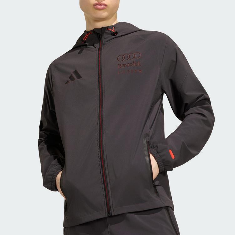 adidas adidas AUDI&nbsp;REVOLUT&nbsp;F1&nbsp;TEAM&nbsp;DNA&nbsp;VIS&nbsp;TECH&nbsp;JACKE Trainingsanzug Herren - Utility Black / Hi-Res Red - 1 | SportScheck
