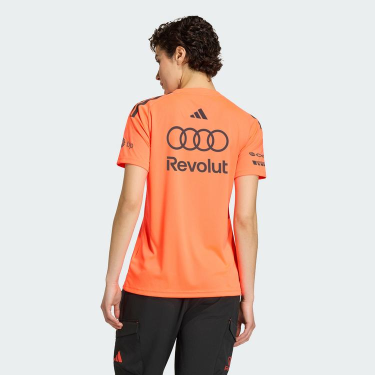 adidas adidas AUDI&nbsp;REVOLUT&nbsp;F1&nbsp;TEAM&nbsp;SET&nbsp;UP&nbsp;T-SHIRT Funktionstop Damen - App Solar Red - 1 | SportScheck