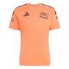 adidas AUDI REVOLUT F1 TEAM SET UP T-SHIRT Funktionstop Herren - App Solar Red