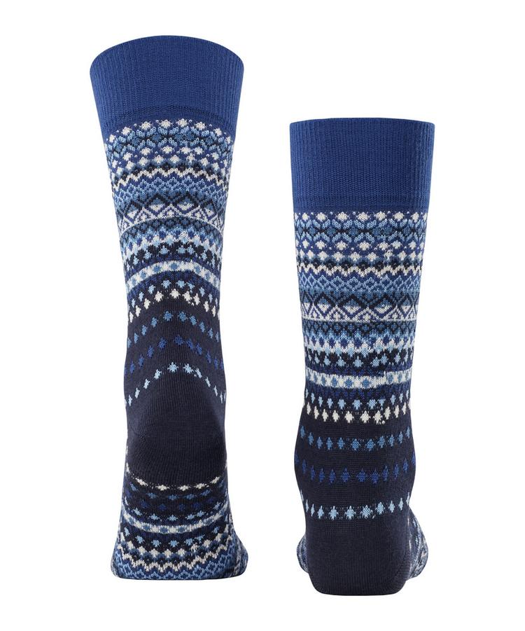 Burlington Burlington Ancient Fair Isle Socken Herren - royal blue (6051) - 0 | SportScheck