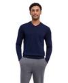 Falke Cotton V-Neck Strickpullover Herren - night sky (6437)