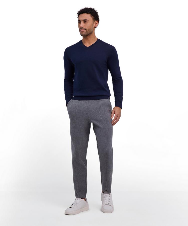 Falke Falke Cotton V-Neck Strickpullover Herren - night sky (6437) - 0 | SportScheck