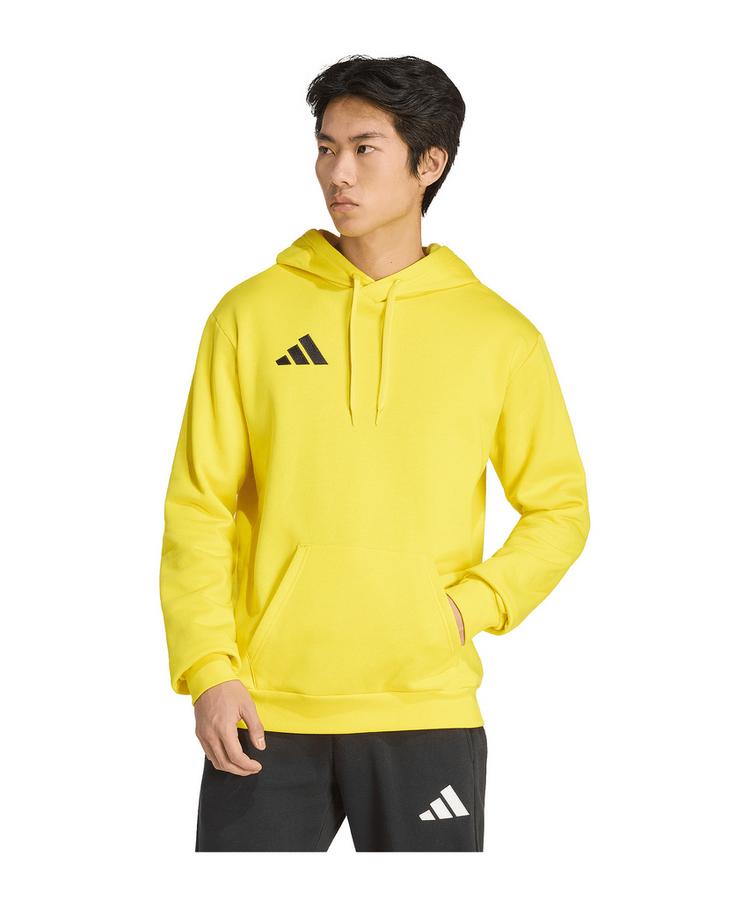 adidas adidas Entrada 26 Hoody Funktionssweatshirt Herren - gelbschwarz - 0 | SportScheck