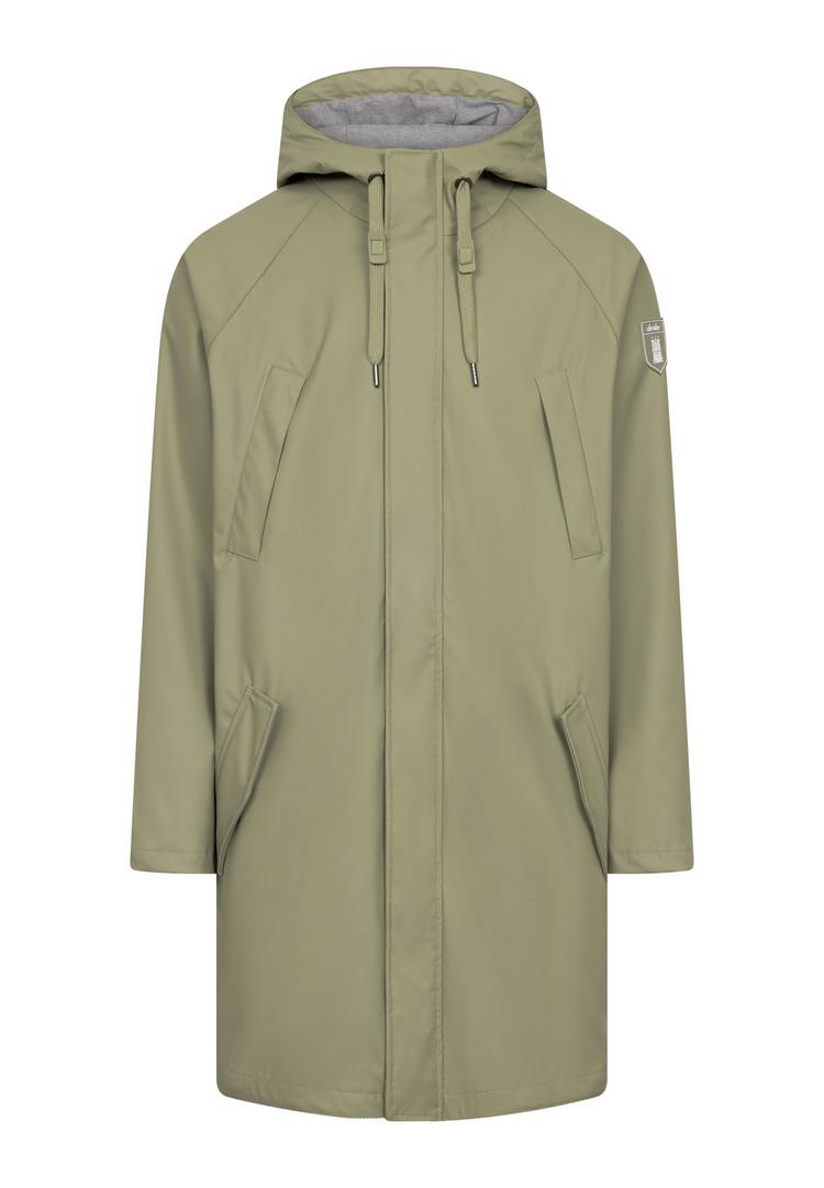 Derbe Derbe Valby_oxford Regenmantel Herren - tea_oxford gray - 0 | SportScheck