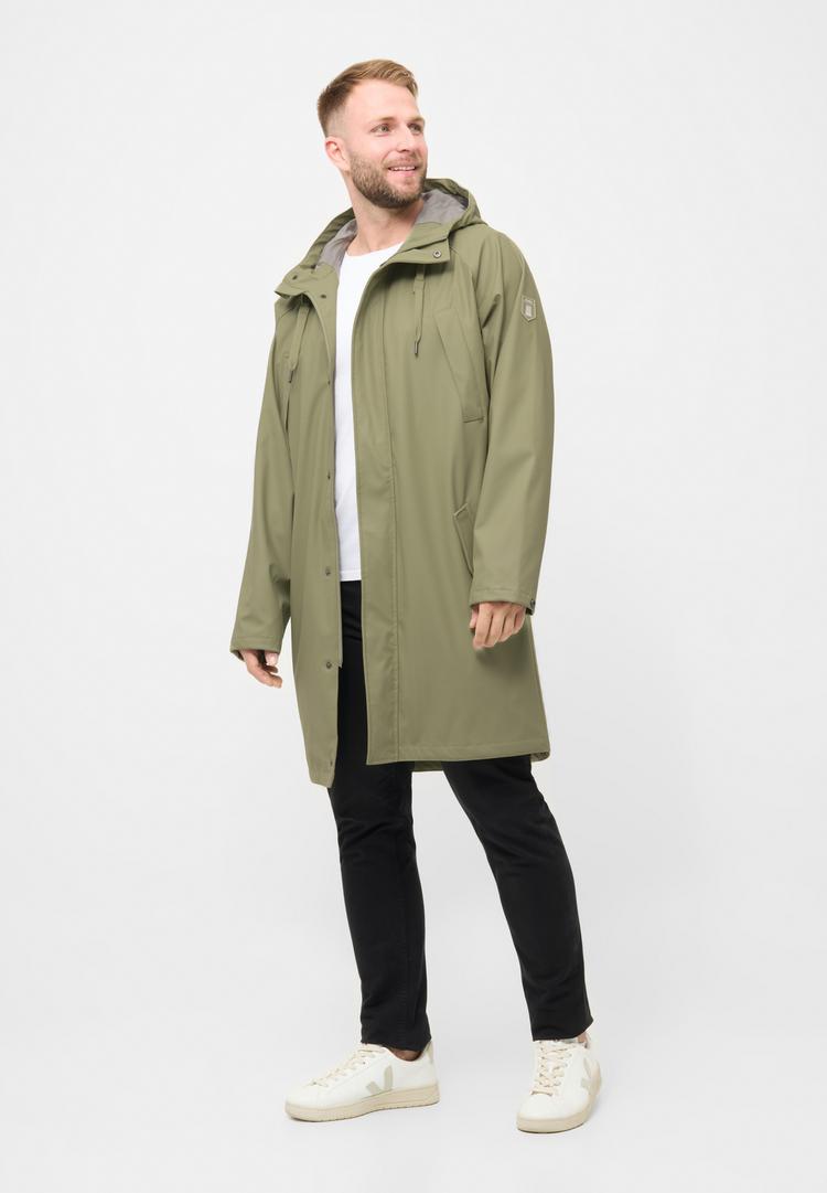 Derbe Derbe Valby_oxford Regenmantel Herren - tea_oxford gray - 1 | SportScheck