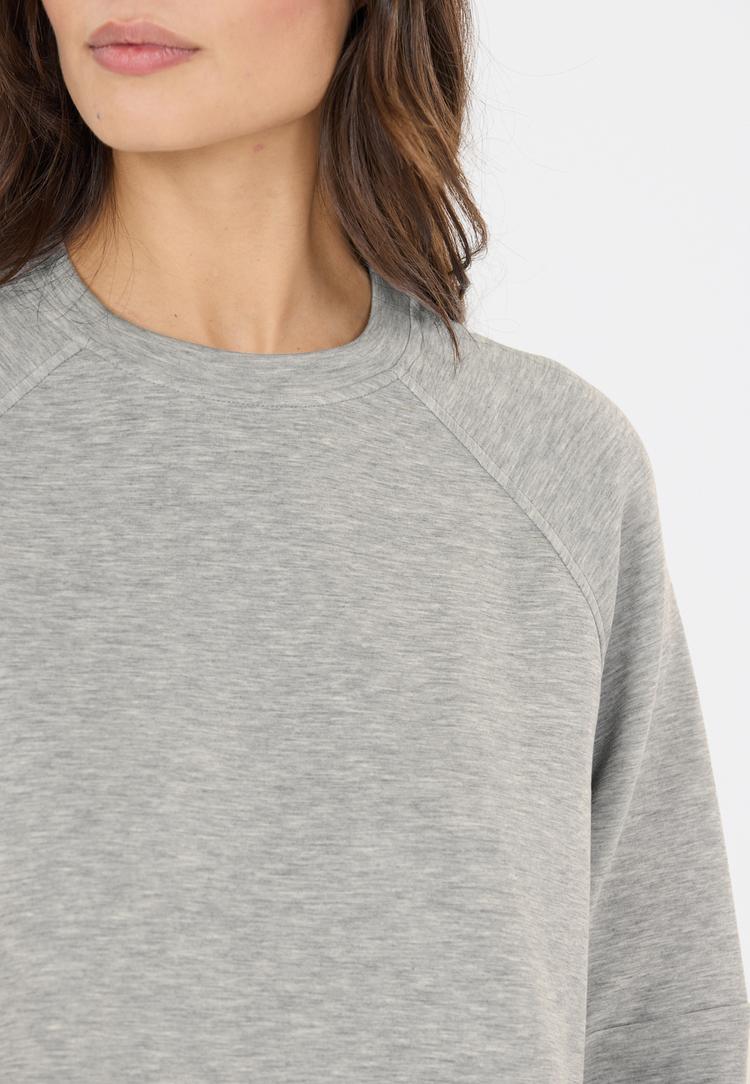 Athlecia Athlecia Jacey Sweatshirt Damen - 1005 Light Grey Melange - 1 | SportScheck