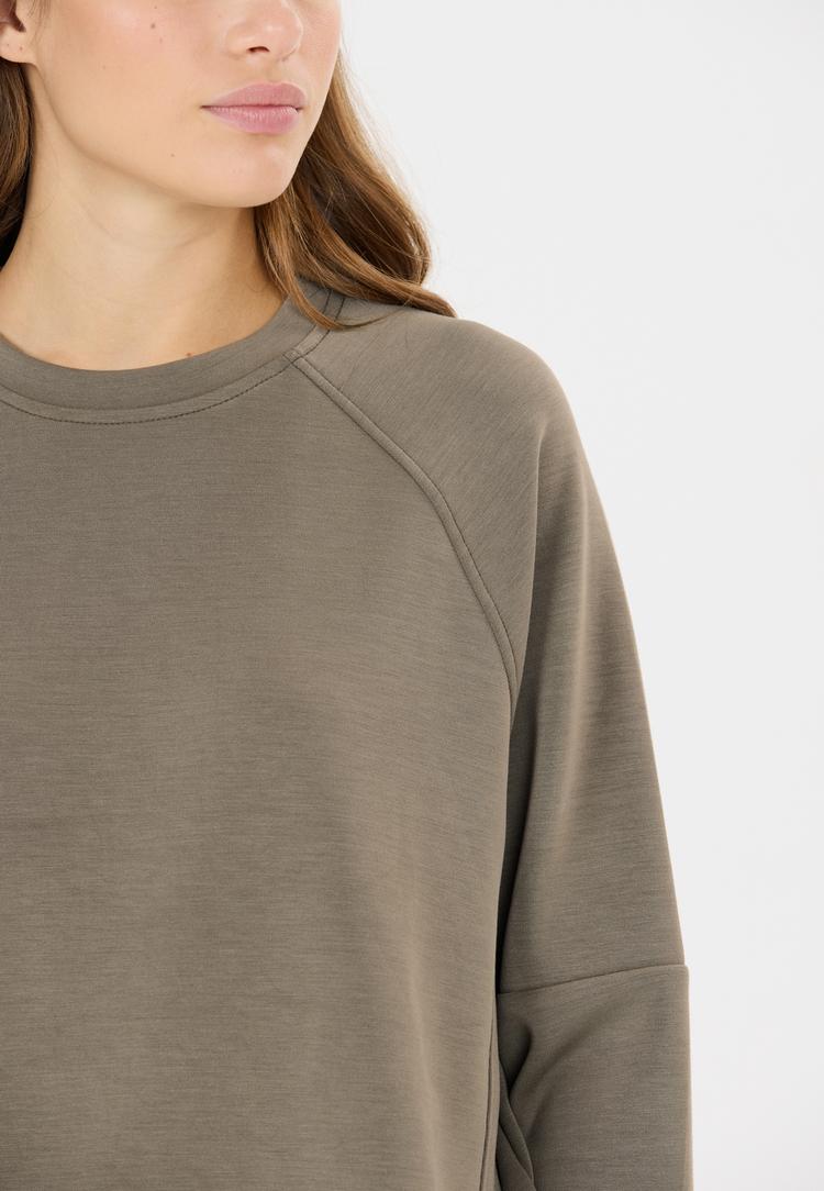 Athlecia Athlecia Jacey Sweatshirt Damen - 1292 Greige - 1 | SportScheck