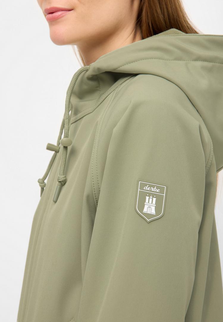 Derbe Derbe Island Friese Softshelljacke Damen - tea_tea - 0 | SportScheck