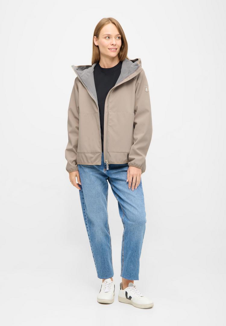 Derbe Derbe Peutby Softshelljacke Damen - cobblestone_neutral gray - 1 | SportScheck