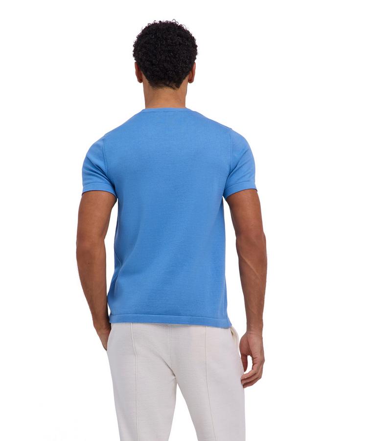 Falke Falke Cotton T-Shirt T-Shirt Herren - azure (6280) - 0 | SportScheck