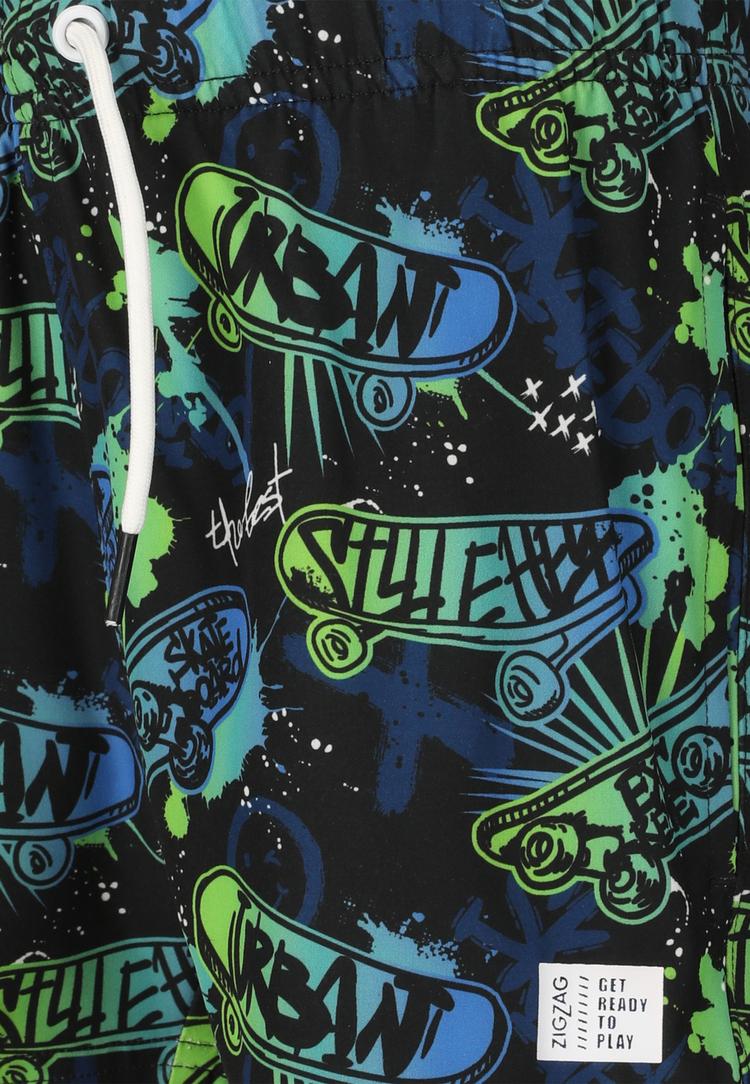 ZigZag ZigZag Poolparty Badehose Kinder - Print 3782 Skateboard - 0 | SportScheck