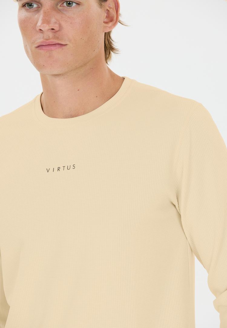 Virtus Virtus Dalkota Langarmshirt Herren - 1310 Almond Milk - 0 | SportScheck