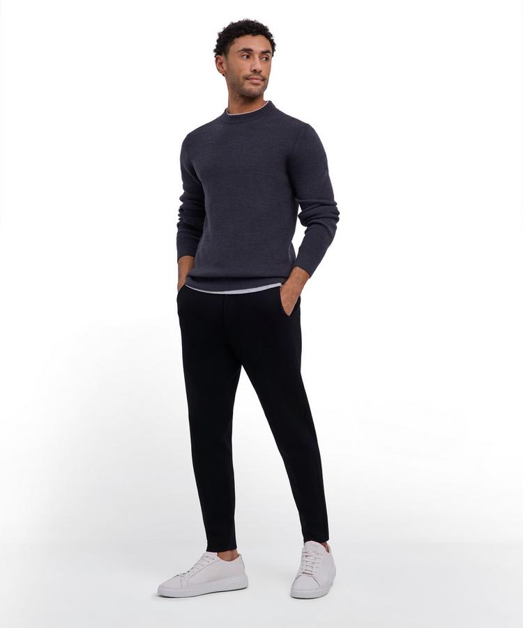 Falke Falke Half Cardigan Crew Neck Strickpullover Herren - asphalt mel. (3182) - 0 | SportScheck