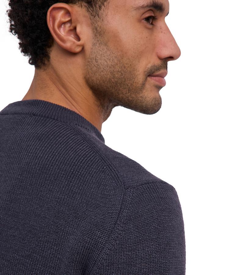 Falke Falke Half Cardigan Crew Neck Strickpullover Herren - asphalt mel. (3182) - 1 | SportScheck