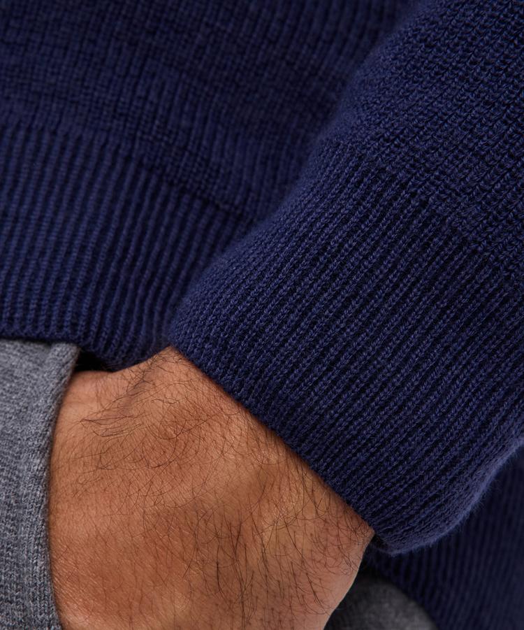 Falke Falke Half Cardigan Crew Neck Strickpullover Herren - plum (6130) - 2 | SportScheck