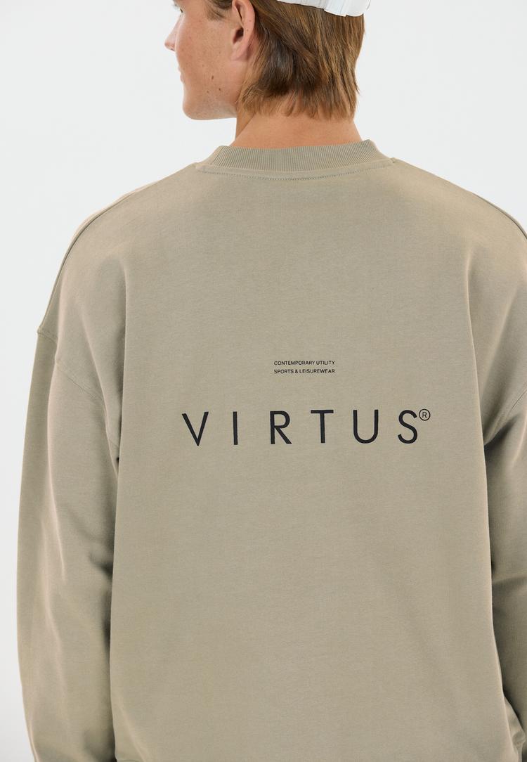 Virtus Virtus Dela Sweatshirt Herren - 3250 Dried sage - 1 | SportScheck