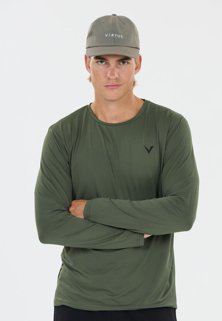 Virtus Virtus Roger V3 Langarmshirt Herren - 3210 Pine - 1 | SportScheck