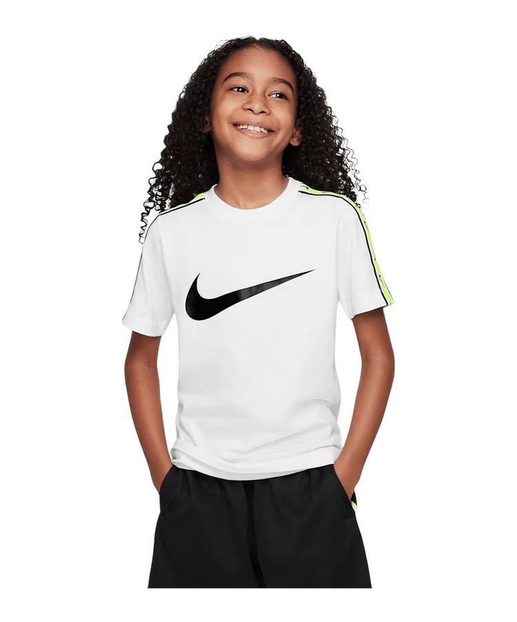 Nike Nike Repeat T-Shirt Wei&szlig; T-Shirt Herren - weissschwarz - 0 | SportScheck