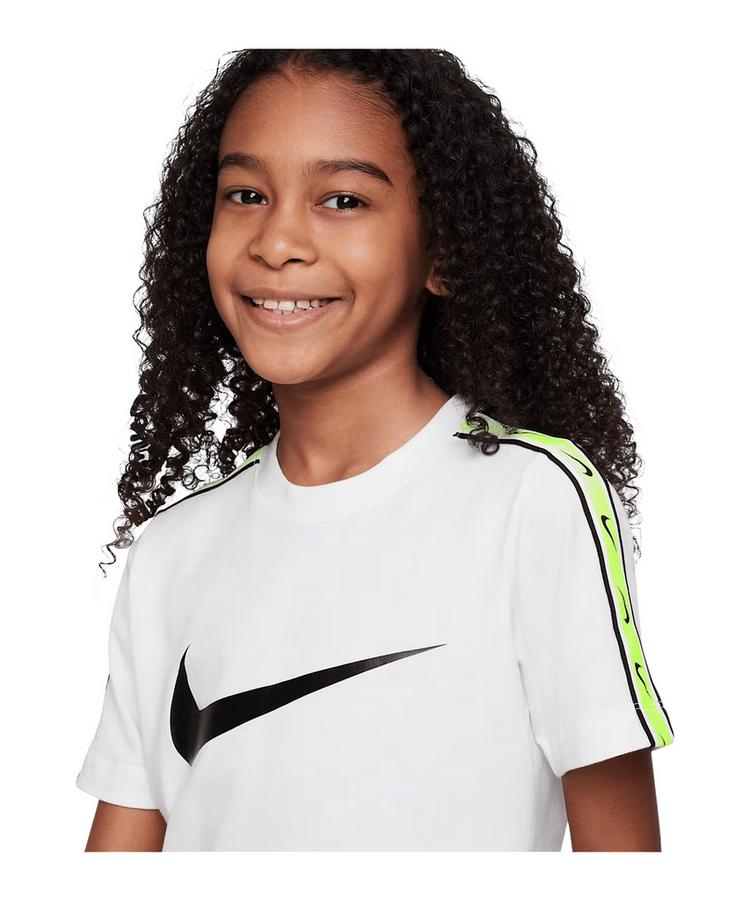 Nike Nike Repeat T-Shirt Wei&szlig; T-Shirt Herren - weissschwarz - 0 | SportScheck