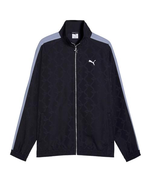 PUMA T7 Jacquarded Woven Relaxed Track Jacke Sweatjacke Herren
