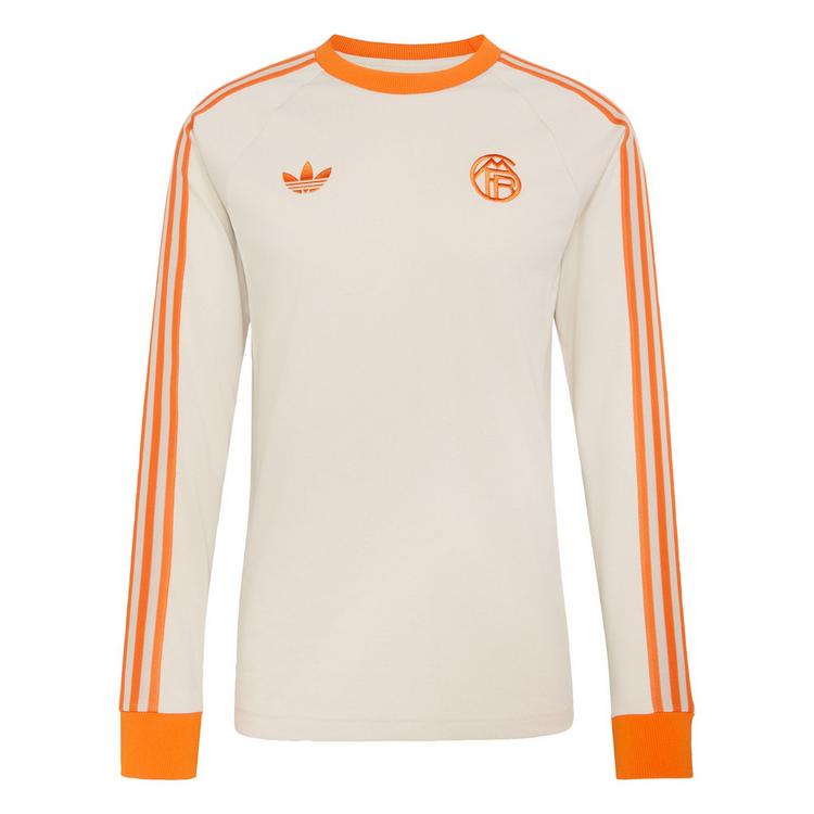 adidas adidas FC Bayern Originals T-Shirt lang&auml;rmelig Langarmshirt Herren - Beige - 0 | SportScheck