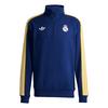 adidas Real Madrid Originals Half Zip Oberteil Funktionssweatshirt Herren - Dark Blue