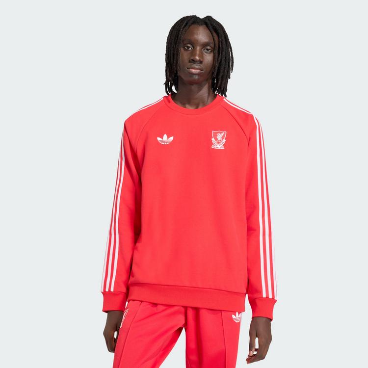 adidas adidas Liverpool FC Originals Crew Sweatshirt Sweatshirt Herren - Pure Ruby - 0 | SportScheck