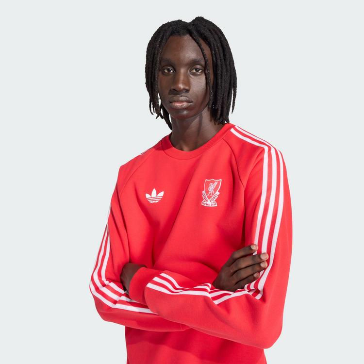 adidas adidas Liverpool FC Originals Crew Sweatshirt Sweatshirt Herren - Pure Ruby - 0 | SportScheck