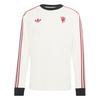 adidas Manchester United Originals Long Sleeve Langarmshirt Herren - Off White
