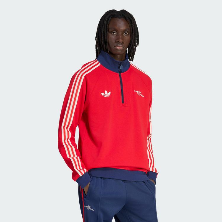 adidas adidas Arsenal FC OG Half Zip Oberteil Funktionssweatshirt Herren - Better Scarlet - 0 | SportScheck