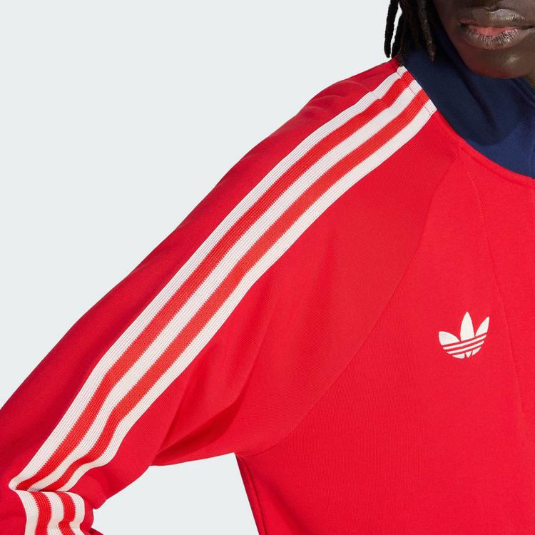 adidas adidas Arsenal FC OG Half Zip Oberteil Funktionssweatshirt Herren - Better Scarlet - 1 | SportScheck