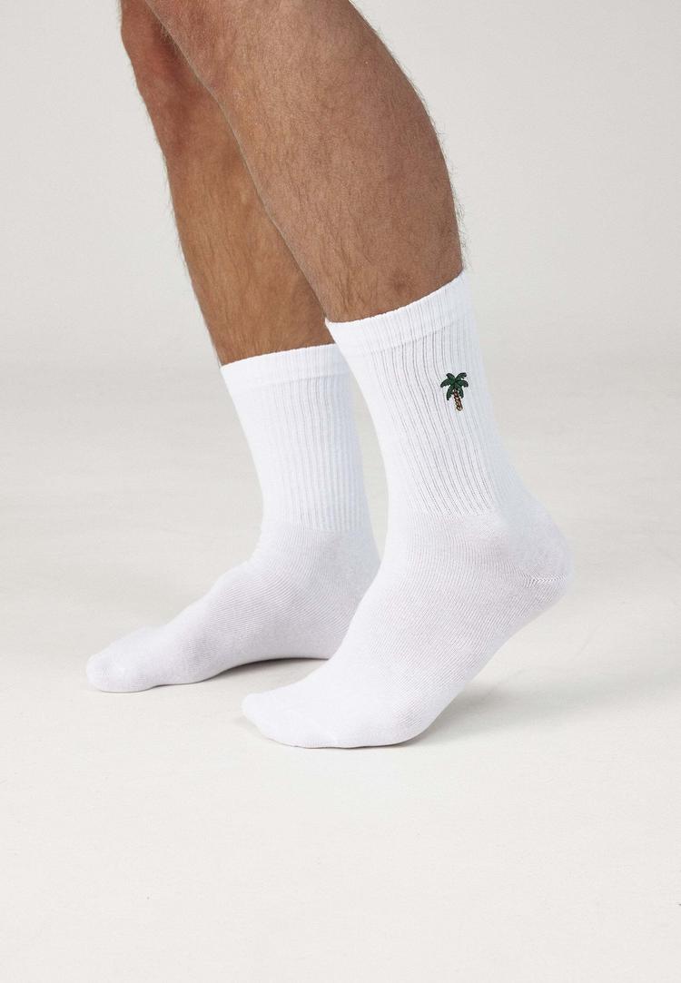 Snocks Snocks Tennissocken Statement Socken - Mix (Palmen) - 1 | SportScheck