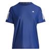 adidas Own The Run T-Shirt &ndash; Gro&szlig;e Gr&ouml;&szlig;en T-Shirt Damen - Dark Blue / White