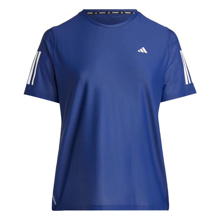 adidas adidas Own The Run T-Shirt &ndash; Gro&szlig;e Gr&ouml;&szlig;en T-Shirt Damen - Dark Blue / White - 0 | SportScheck