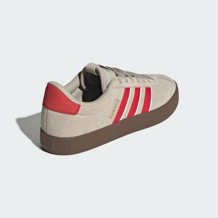 adidas adidas VL Court 3.0 Schuh Sneaker Herren - Wonder Beige / Better Scarlet / Core White - 4 | SportScheck