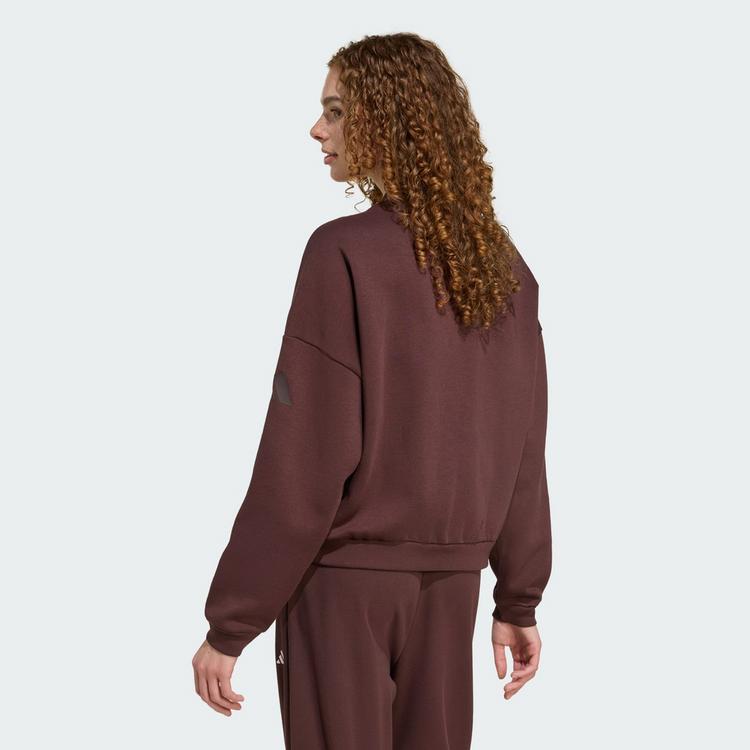 adidas adidas Essentials Contemporary Logo Bomberjacke Trainingsanzug Damen - Shadow Brown - 1 | SportScheck