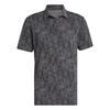 adidas Ultimate365 Textured Poloshirt mit Print Funktionsshirt Herren - Black / Grey Five