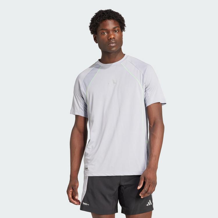 adidas adidas Tech Apparel CLIMACOOL T-Shirt Funktionsshirt Herren - Halo Silver - 0 | SportScheck