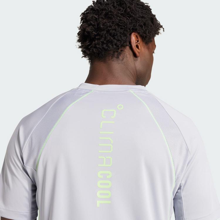 adidas adidas Tech Apparel CLIMACOOL T-Shirt Funktionsshirt Herren - Halo Silver - 1 | SportScheck