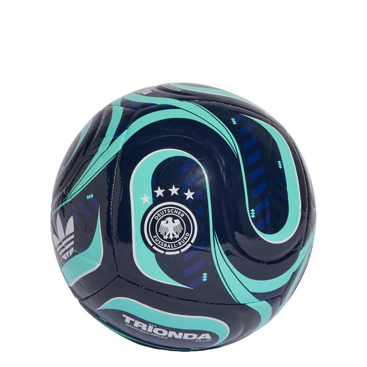 adidas adidas Trionda Deutschland Club Ausw&auml;rtsball Fu&szlig;ball - Collegiate Navy / Flash Aqua / White - 0 | SportScheck
