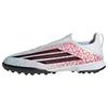 adidas F50 LEAGUE Laceless Turf Fu&szlig;ballschuh Fu&szlig;ballschuhe Kinder - Cloud White / Core Black / Lucid Red