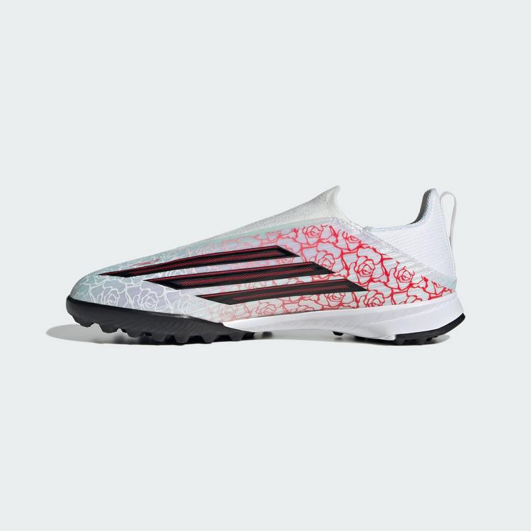 adidas adidas F50 LEAGUE Laceless Turf Fu&szlig;ballschuh Fu&szlig;ballschuhe Kinder - Cloud White / Core Black / Lucid Red - 4 | SportScheck