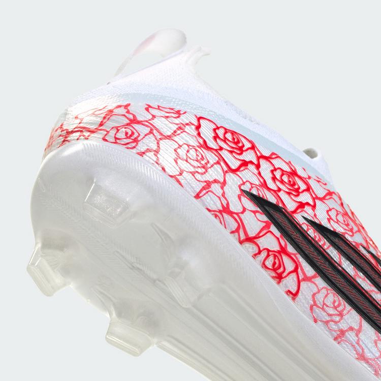 adidas adidas F50 ELITE Laceless Firm Ground Fu&szlig;ballschuhe Kinder - Cloud White / Core Black / Lucid Red - 5 | SportScheck