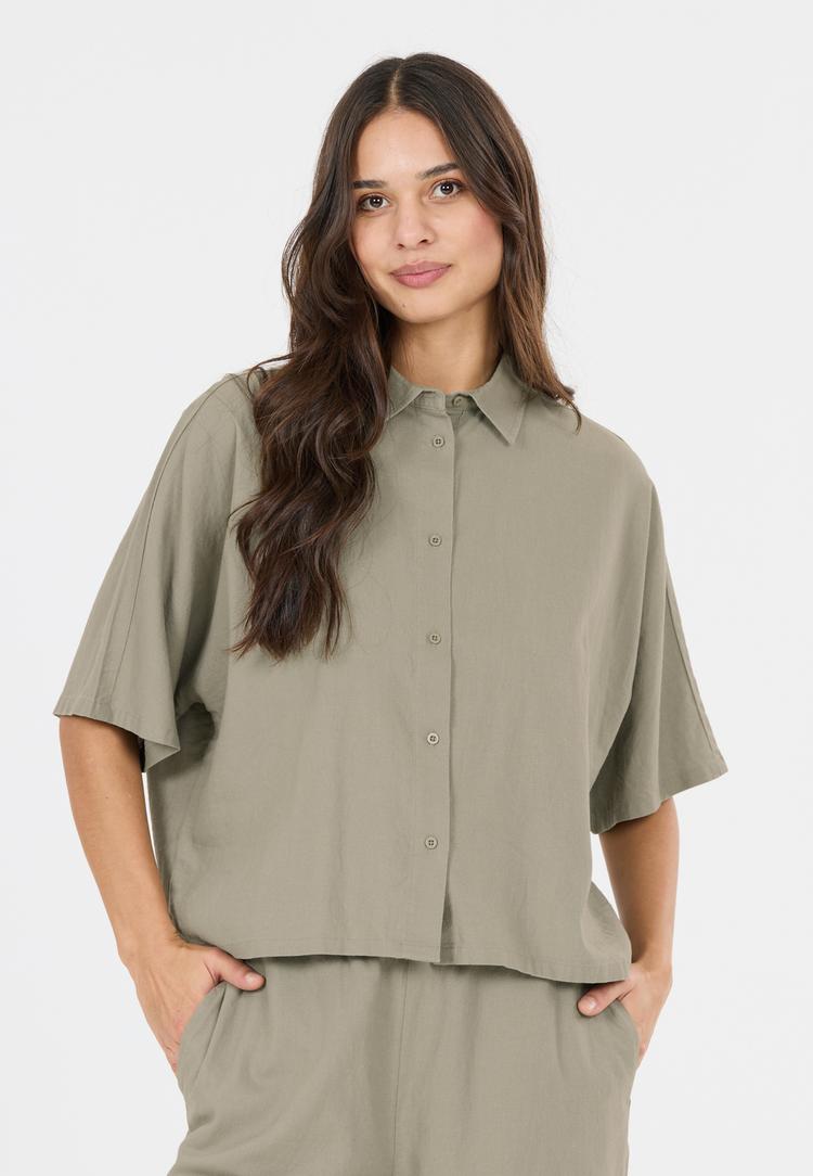 Athlecia Athlecia Resort V-Shirt Damen - 1313 Laurel Oak - 1 | SportScheck